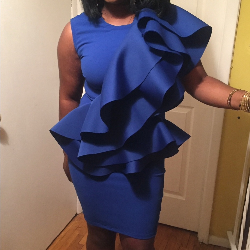 Blue Sleeveless Dress